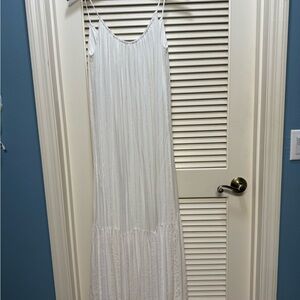 RACHEL Rachel Roy White Dress with Gold Accents